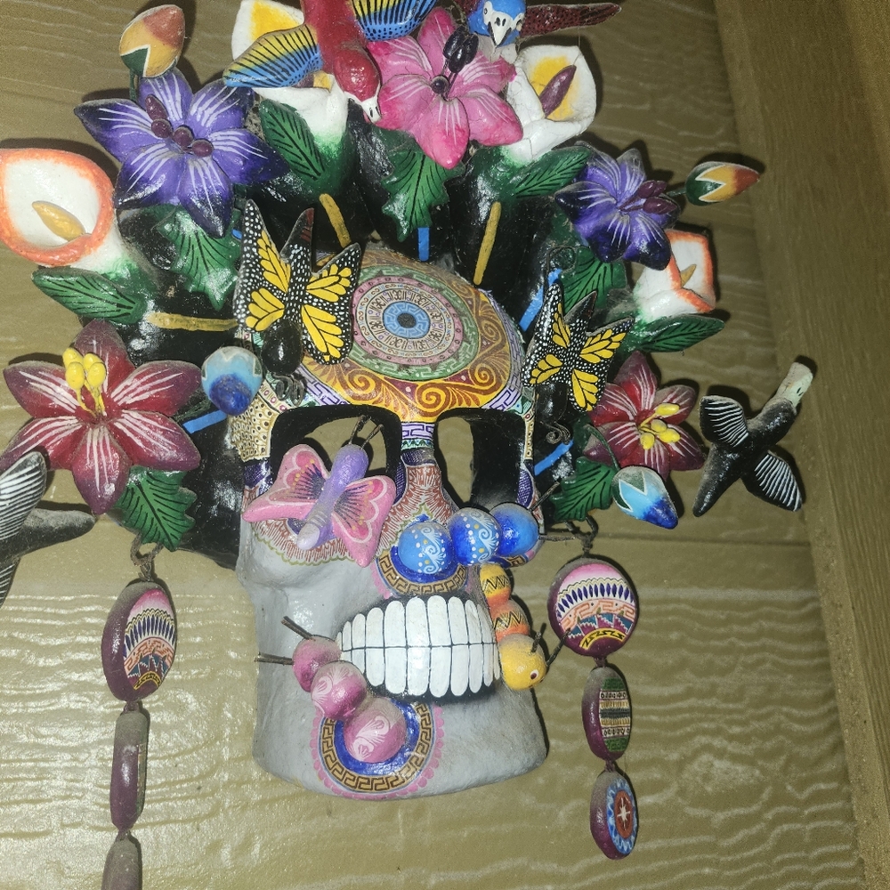 Frida Kalho Day of Dead Wall Decor Mask